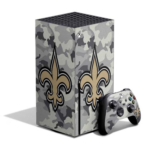 NFL New Orleans Saints Camo Xbox Series X Bundle Skin