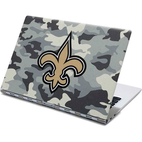 NFL New Orleans Saints Camo Yoga 910 2-in-1 14in Touch-Screen Skin