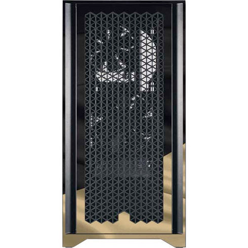 NFL New Orleans Saints Corsair 4000D Tempered Glass Mid-Tower ATX Case Skin
