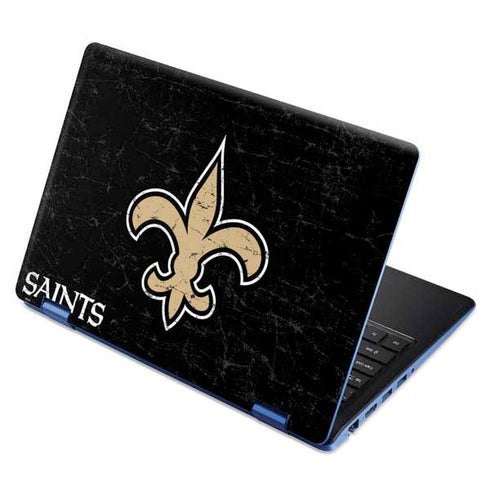 NFL New Orleans Saints Distressed Aspire R11 11.6in Skin