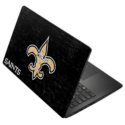 NFL New Orleans Saints Distressed Asus X502CA 15.6 Skin