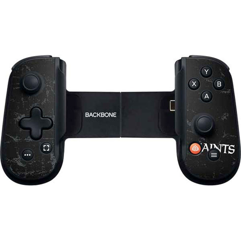NFL New Orleans Saints Distressed Backbone One for iPhone Game Controller Skin