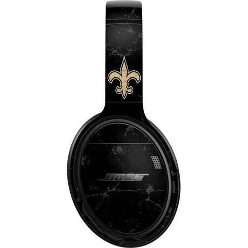 NFL New Orleans Saints Distressed Bose QuietComfort 35 Headphones Skin