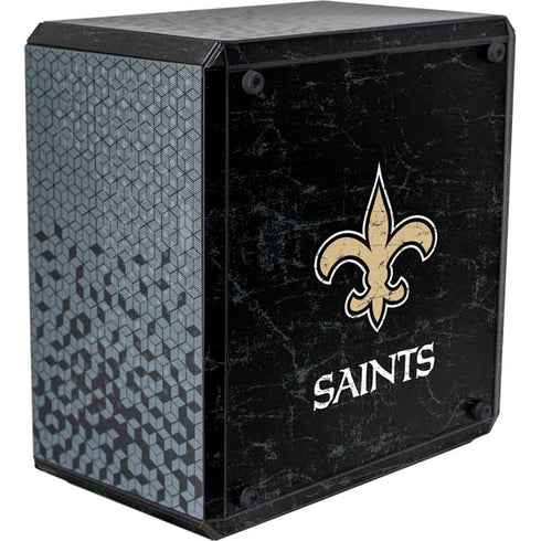 NFL New Orleans Saints Distressed Cooler Master MasterBox Q300L Mini Tower Skin