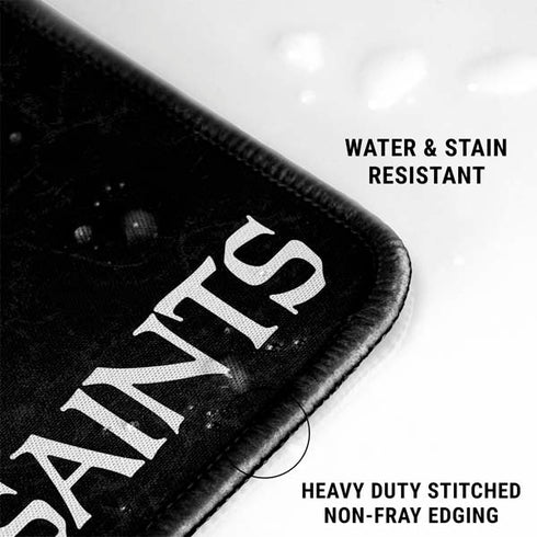 NFL New Orleans Saints Distressed Gaming Mouse Pad