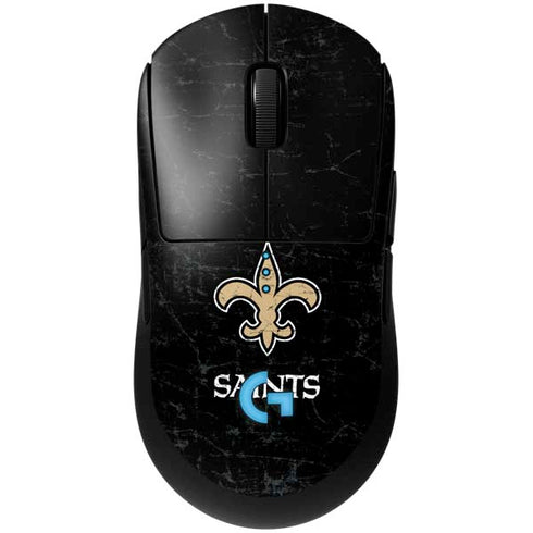 NFL New Orleans Saints Distressed G Pro Wireless Gaming Mouse Skin