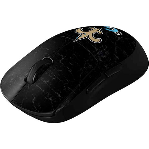 NFL New Orleans Saints Distressed G Pro Wireless Gaming Mouse Skin