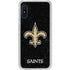 NFL New Orleans Saints Distressed Galaxy A10e Clear Case