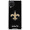 NFL New Orleans Saints Distressed Galaxy A12 Clear Case
