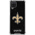 NFL New Orleans Saints Distressed Galaxy A12 Clear Case