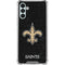 NFL New Orleans Saints Distressed Galaxy A13 5G Clear Case