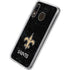 NFL New Orleans Saints Distressed Galaxy A20 Clear Case