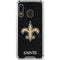 NFL New Orleans Saints Distressed Galaxy A30 Clear Case
