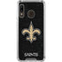 NFL New Orleans Saints Distressed Galaxy A30 Clear Case