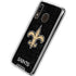 NFL New Orleans Saints Distressed Galaxy A30 Clear Case