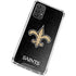 NFL New Orleans Saints Distressed Galaxy A32 5G Clear Case