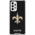 NFL New Orleans Saints Distressed Galaxy A33 5G Clear Case