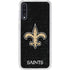NFL New Orleans Saints Distressed Galaxy A50 Clear Case