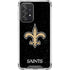 NFL New Orleans Saints Distressed Galaxy A52 5G Clear Case