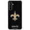 NFL New Orleans Saints Distressed Galaxy A54 5G Clear Case