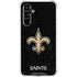 NFL New Orleans Saints Distressed Galaxy A54 5G Clear Case