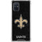 NFL New Orleans Saints Distressed Galaxy A71 5G Clear Case