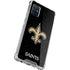 NFL New Orleans Saints Distressed Galaxy A71 5G Clear Case