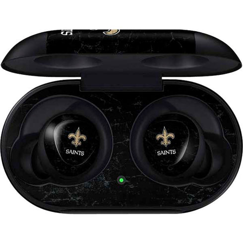 NFL New Orleans Saints Distressed Galaxy Buds Skin