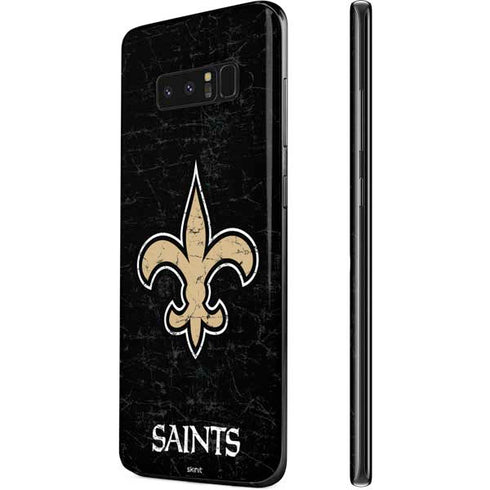 NFL New Orleans Saints Distressed Galaxy Note 8 Skin
