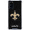 NFL New Orleans Saints Distressed Galaxy S20 FE Clear Case