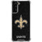 NFL New Orleans Saints Distressed Galaxy S21 Plus 5G Clear Case