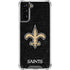 NFL New Orleans Saints Distressed Galaxy S21 Plus 5G Clear Case