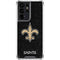 NFL New Orleans Saints Distressed Galaxy S21 Ultra 5G Clear Case