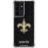 NFL New Orleans Saints Distressed Galaxy S21 Ultra 5G Clear Case