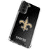 NFL New Orleans Saints Distressed Galaxy S22 Plus Clear Case