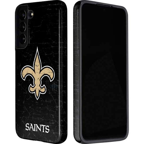 NFL New Orleans Saints Distressed Galaxy S22 Pro Case
