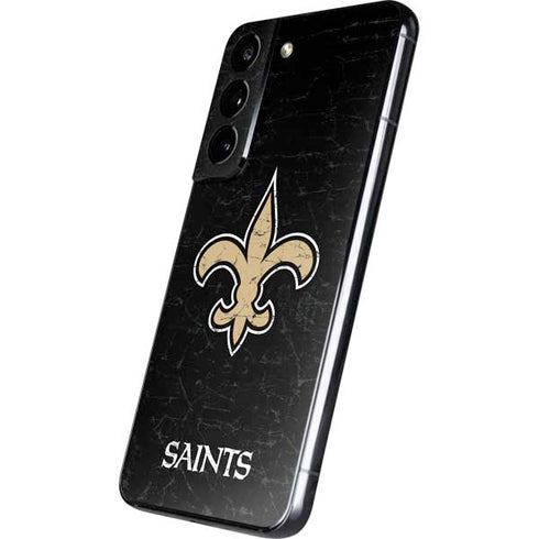 NFL New Orleans Saints Distressed Galaxy S22 Skin