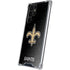 NFL New Orleans Saints Distressed Galaxy S22 Ultra Clear Case