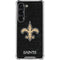 NFL New Orleans Saints Distressed Galaxy S23 Clear Case