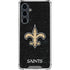 NFL New Orleans Saints Distressed Galaxy S23 FE Clear Case