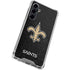 NFL New Orleans Saints Distressed Galaxy S23 FE Clear Case