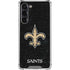 NFL New Orleans Saints Distressed Galaxy S23 Plus Clear Case
