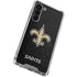 NFL New Orleans Saints Distressed Galaxy S23 Plus Clear Case