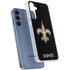 NFL New Orleans Saints Distressed Galaxy S24 Clear Case