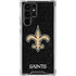 NFL New Orleans Saints Distressed Galaxy S24 Ultra Clear Case