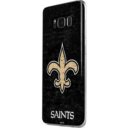 NFL New Orleans Saints Distressed Galaxy S8 Skin