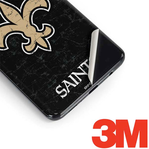 NFL New Orleans Saints Distressed Galaxy S9 Plus Skin