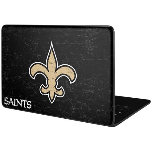 NFL New Orleans Saints Distressed Google Pixelbook Go Skin