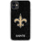 NFL New Orleans Saints Distressed iPhone 11 Clear Case