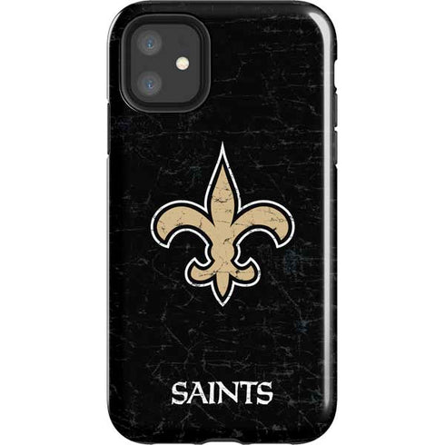 NFL New Orleans Saints Distressed iPhone 11 Impact Case